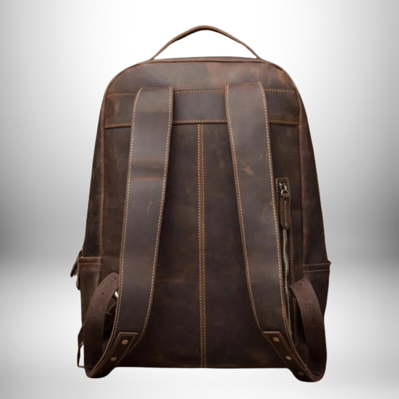 Sac à dos en cuir homme marron vintage - Cornershop® | Sacs à Dos pour Homme