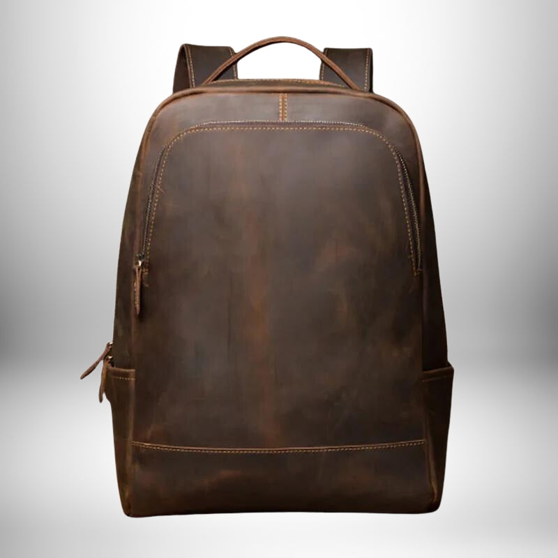 Sac à dos en cuir homme marron vintage - Cornershop® | Sacs à Dos pour Homme